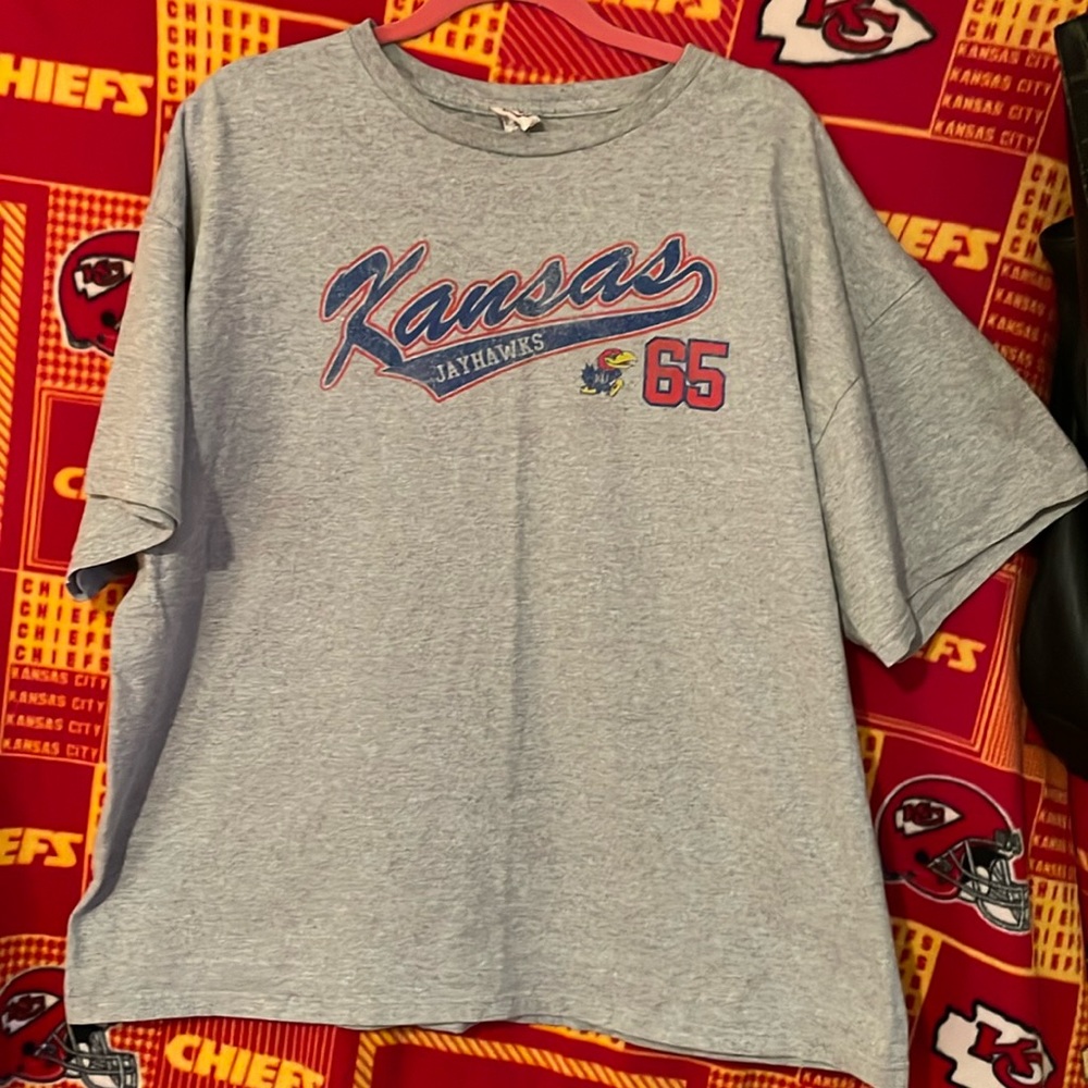 KU tee shirt men’s 2XL